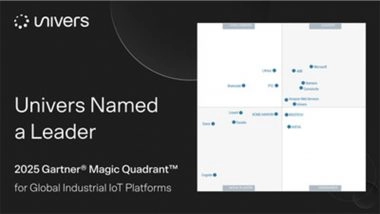 Business News | Univers Named a Leader in 2025 Gartner® Magic Quadrant™ for Global Industrial IoT Platforms