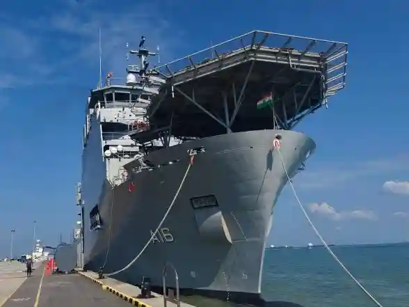 World News | INS Nistar Makes Maiden Port Call at Singapore for Exercise Pacific Reach 2025