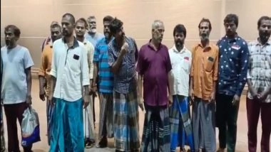 India News | Tamil Nadu Fishermen Return to Chennai Following Release from Sri Lankan Custody After Paying Rs 5 Lakh Fine Each