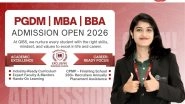 Business News | GIBS Business School Bangalore Opens Applications for 2026 Batch: Flagship PGDM, BBA, and Newly Launched MBA Program