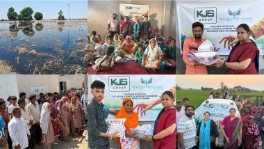 Business News | Wings of Wisdom Foundation & KJS Ahluwalia Group of Companies Extend Flood Relief to 500 Families in Punjab