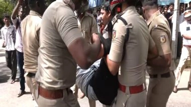 India News | Police Detain Members of Congress' Kerala Students Union Wing Protesting over Law-order Situation in State