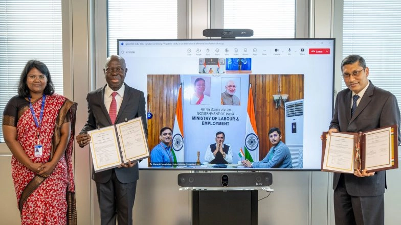 India News | Government of India Signs MoU with ILO to Advance 'International Reference Classification of Occupations'