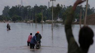 India News | Harjot Singh Bains Inspects Relief Operations in Tarapur, Kiratpur Sahib