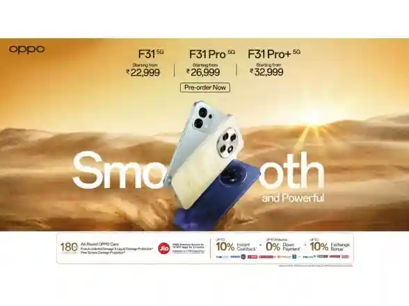 Business News | OPPO India Launches F31 5G Series: The Best Smartphone for Durability with Smooth and Powerful Performance