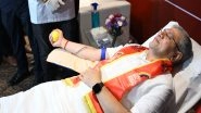 India News | Ashwini Vaishnaw Donates Blood During Seva Saptah to Mark PM Modi's 75th Birthday