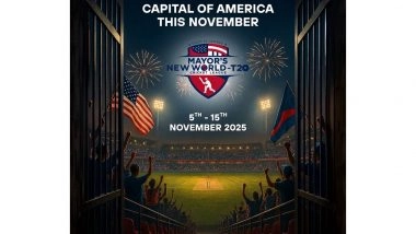 Sports News | Mayor's New World T20 to Be Played in Houston from Nov 5 to 15