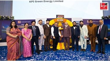 Business News | KPI Green Energy Ltd.: India's First Externally Credit-enhanced Green Bond