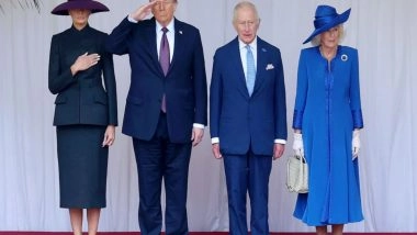 World News | US President, First Lady Participate in Windsor Castle Arrival Ceremony