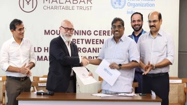 Business News | Malabar Group Signs MoU with WHO India to Implement 'Nurturing Beginnings' Project