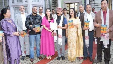 India News | Author Priya Sharma Presents Book 'The Light He Left Behind' to HP CM Sukhvinder Singh Sukhu