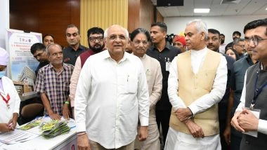 India News | Gujarat CM Patel Visits Medical Camp Organised at Mahatma Mandir