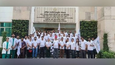 India News | AIIA Organises Bike Rally Ahead of Ayurveda Day to Promote Health and Sustainability