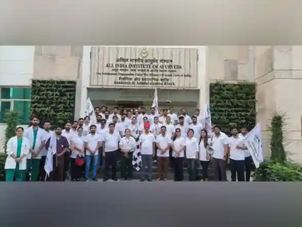 India News | AIIA Organises Bike Rally Ahead of Ayurveda Day to Promote Health and Sustainability