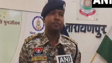 India News | Chhattisgarh: 12 Naxals Carrying Bounty of Rs 18 Lakhs Surrender Before Police in Narayanpur