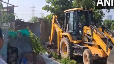 India News | Gujarat: Gandhinagar Administration Launches Massive Demolition Drive, Targets over 700 Illegal Structures