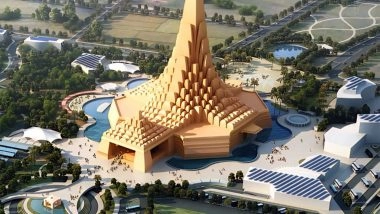 Business News | Adani Cement Creates World Record for Largest Raft Foundation for Religious Infrastructure