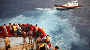 World News | Only 13 Survive as Boat Carrying 74 Refugees Capsizes off Libya Coast: UNHCR