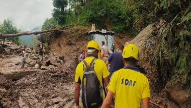 India News | Uttarakhand: SDRF Rescue Operation Underway After 10 Missing in Chamoli Cloudburst