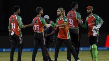 Sports News | Saint Lucia Kings Fall to Guyana Amazon Warriors in Qualifier 1, Set for Second Chance Against Knight Riders