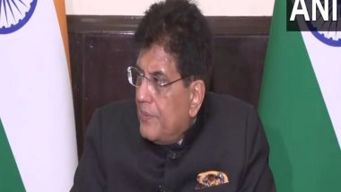 World News | UAE Showed Interest in Defence, Aerospace, Space Technology: Piyush Goyal