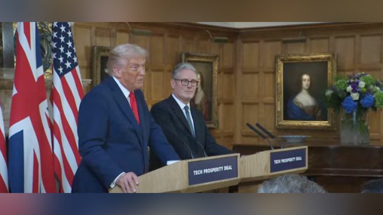 World News | Trump Again Claims Credit for India-Pakistan Cesssation of Hostilities