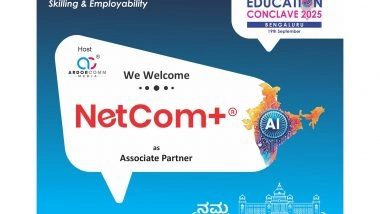 Business News | NetCom+ to Spotlight Innovation as Associate Partner at Digital Bharat Education Conclave 2025