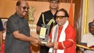 Business News | Pt. Prodyut Mukherjee, Renowned  Music Maestro, Honoured with Governor's Award of Excellence by the Hon'ble Governor