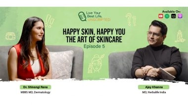 Business News | Herbalife India Launches New Episode of Its Flagship Podcast Featuring Dr. Shivangi Rana