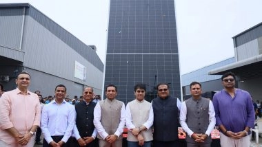 Business News | Goldi Solar Creates World's Largest Solar Module to Honour PM Modi's 75th Birthday
