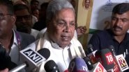 India News | Economic and Social Survey Will Start from September 22, and Will Not Be Postponed: Karnataka CM Siddaramaiah