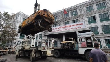 World News | Nepal Starts Clearing Charred Vehicles, Government Buildings as Damage Assessment Continues