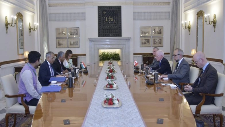 World News | India, Canada Hold Pre-Foreign Office Consultations in New Delhi