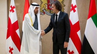 World News | UAE President, Georgian Prime Minister Discuss Growth of Bilateral Ties Under Comprehensive Economic Partnership Agreement