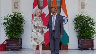 World News | India, Canada NSAs Hold Talks in New Delhi to Boost Security Cooperation