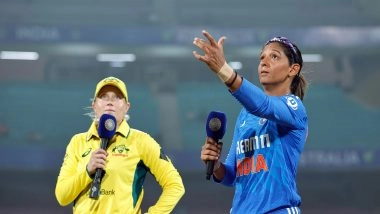 Sports News | 3rd ODI: Australia Win Toss, Opt to Bat Against India in Series Decider