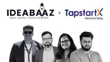 Business News | TapstartX Partners with Ideabaaz to Curate High-Impact Startups for India's Largest Fundraising Reality Show on Z TV