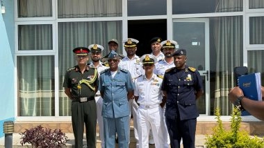 World News | Mozambique: Indian Navy Conducts Yoga Session, Social Engagements in Maputo