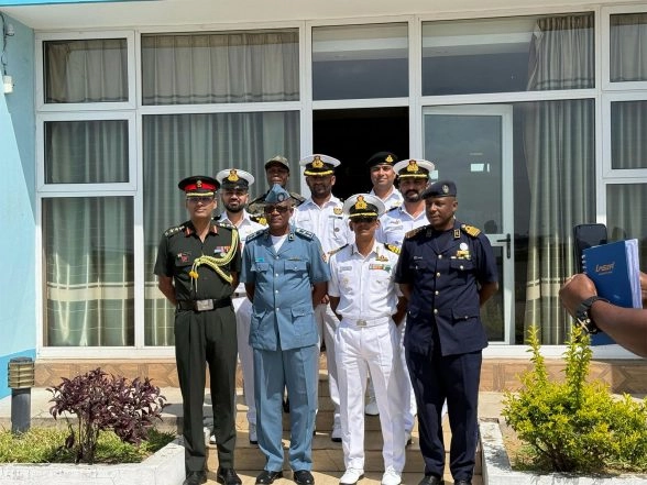 World News | Mozambique: Indian Navy Conducts Yoga Session, Social Engagements in Maputo