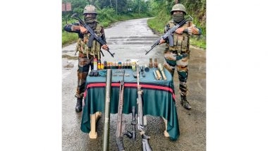 India News | Mizoram: Assam Rifles Recoveres Weapons, Ammunition and War Like Stores from Champhai