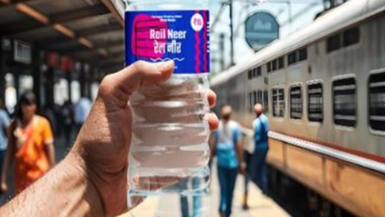 India News | Rail Neer Gets Cheaper: Railways Cuts Prices by Rs 1 After GST Reduction