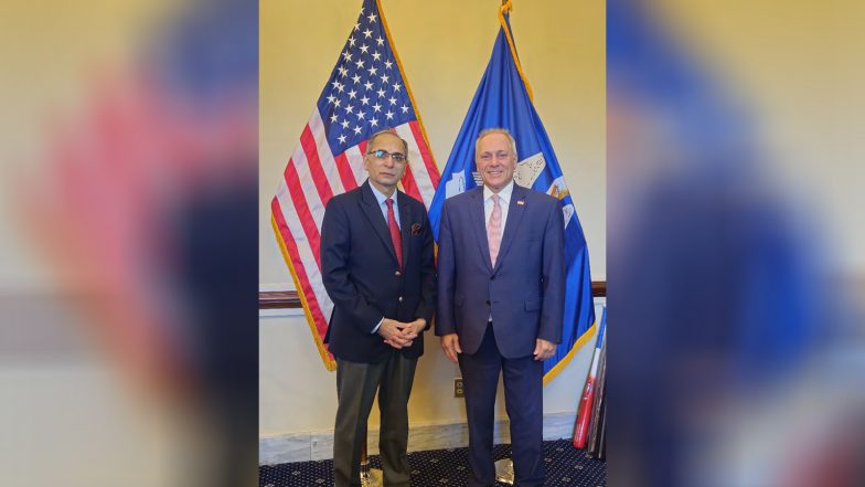 World News | Kwatra Discuss India-US Ties with Republican Leader from Louisiana Steve Scalise