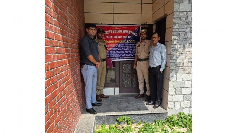 India News | J-K: Anantnag Police Attaches Immovable Property Worth Rs 2 Cr in Narco-terror Case