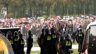 World News | Violence Erupts at Anti-immigration Protest in Netherlands