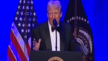 World News | Trump Links Oil Drilling to Halting Russia-Ukraine War at Mount Vernon Event