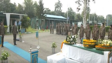 India News | J-K: Wreath-laying Ceremony Held in Jammu for Lance Dafadar Baldev Chand