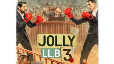 Entertainment News | 'Jolly LLB 3' Races Ahead at Box Office, Collects Rs 32.50 Cr in Two Days