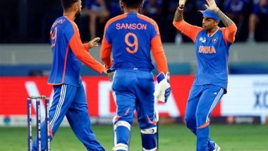 Sports News | Asia Cup: India Captain Suryakumar Avoids Shaking Hands with Pak Skipper Salman Once Again