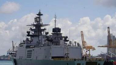 World News | Indian Navy's INS Satpura Arrives in Colombo