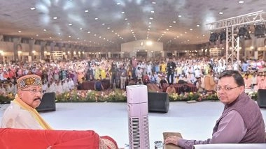 India News | Uttarakhand CM Dhami Extends Greetings to Cabinet Minister Satpal Maharaj on His Birthday